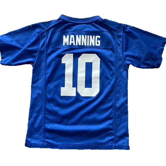 Eli Manning #10 New York Giants Youth Large Blue NFL Jersey - Picture 6 of 8